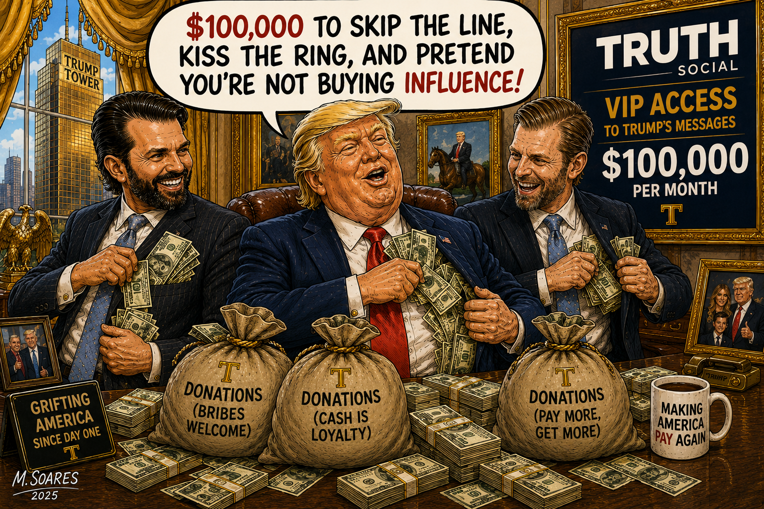 $100,000 to skip the line.