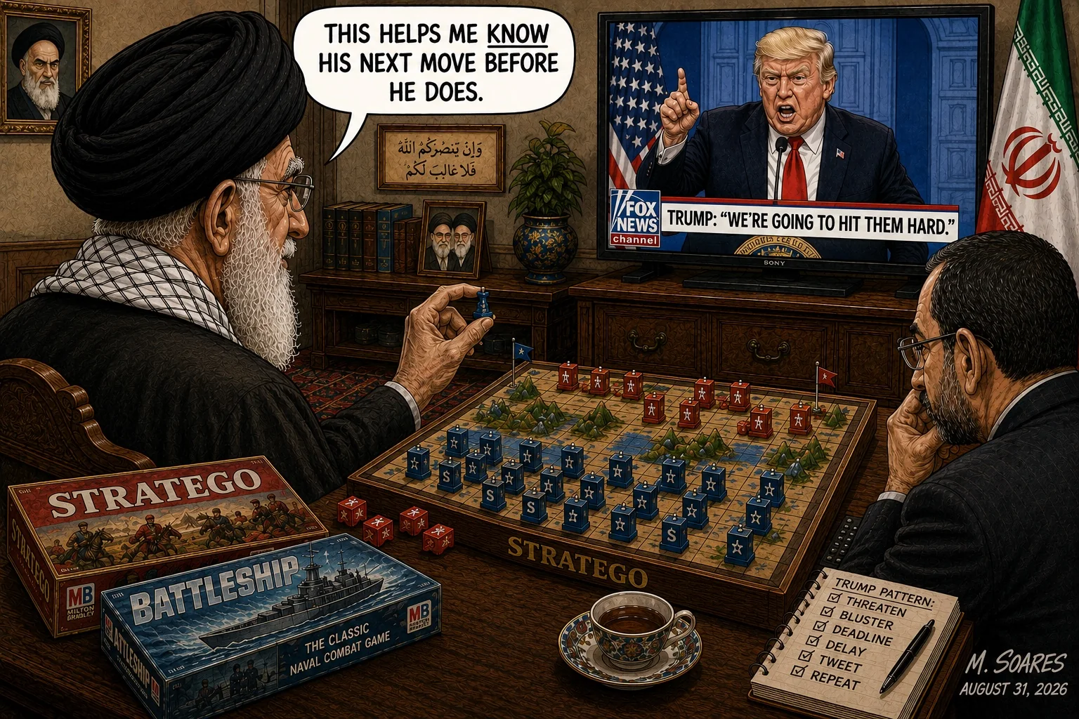 His Next Move Before He Does.
